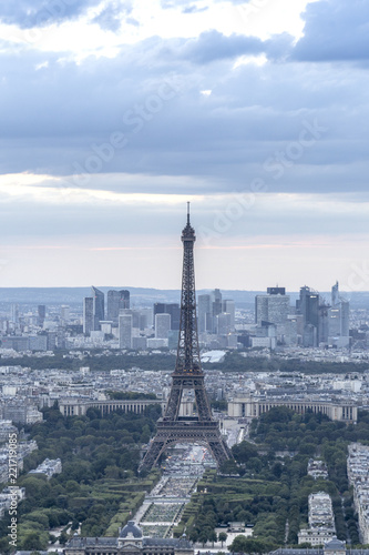 Eiffel Tower by night from Montparnasse Tower © ikuday