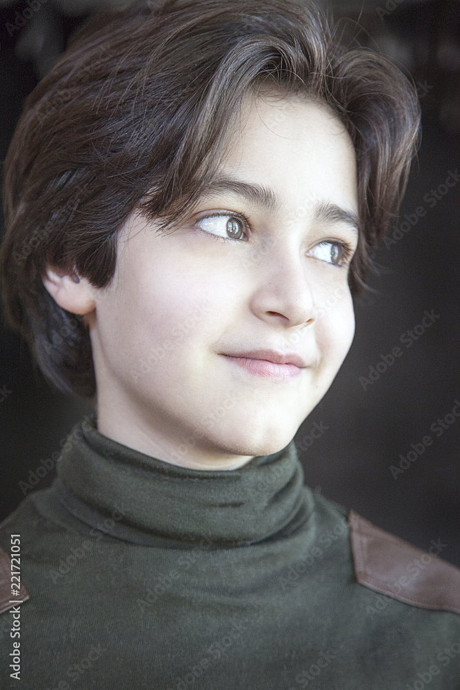 Tween Boy Closeup Tween Boy Closeup