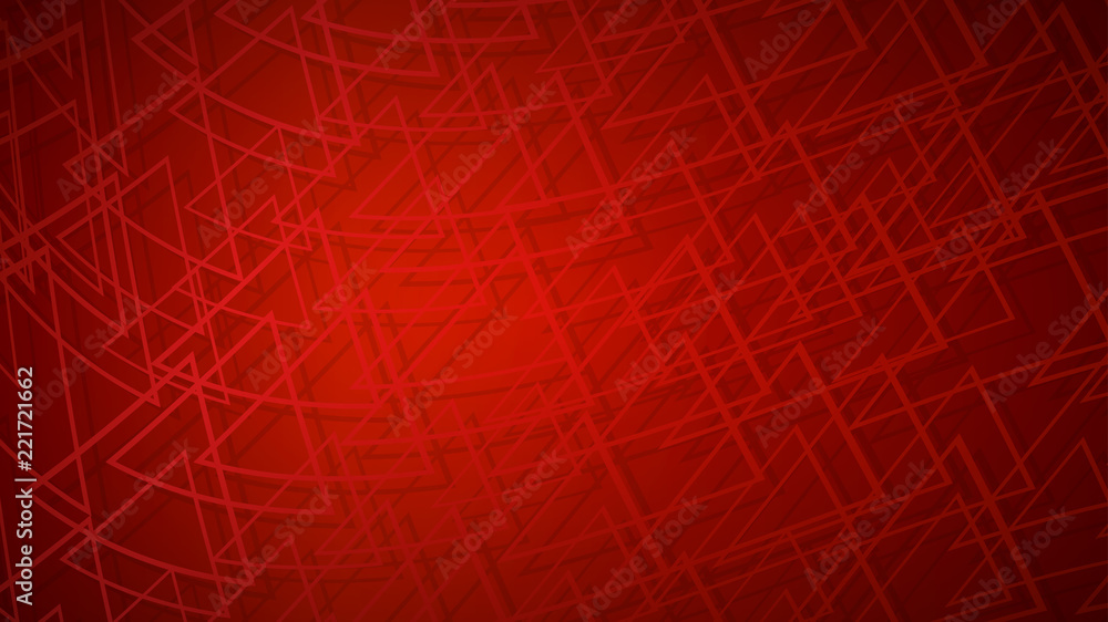 Abstract background of intersecting triangles with shadows in red colors Abstract background of intersecting triangles with shadows in red colors
