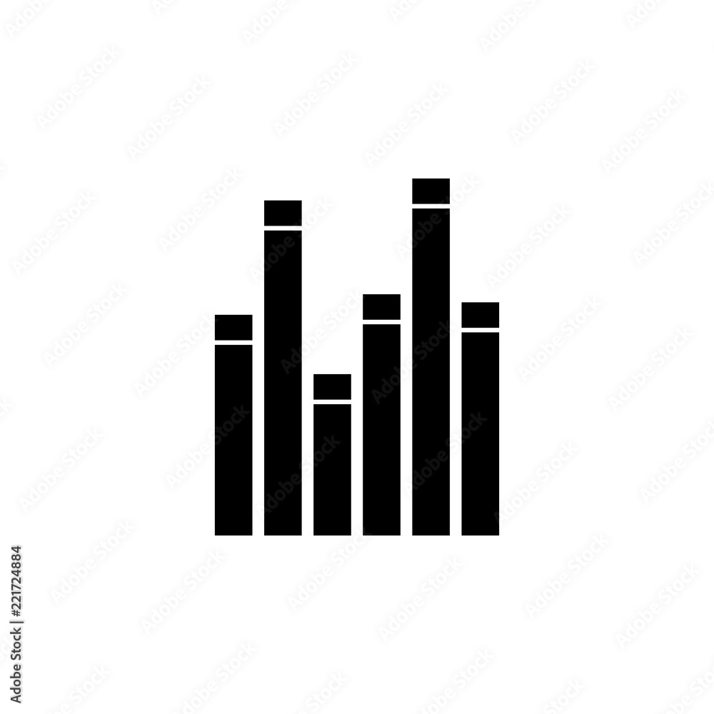 bar chart icon. Element of simple icon. Premium quality graphic design icon. Signs and symbols collection icon for websites, web design, mobile app