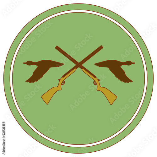 Hunting club logo icon