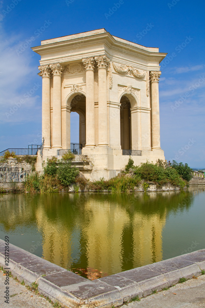 Water Tower in Peyrou garden in Montpellier Water Tower in Peyrou garden in Montpellier