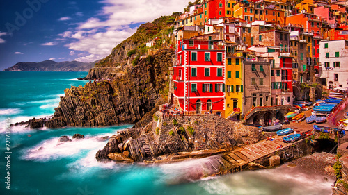 View on the colorful houses...