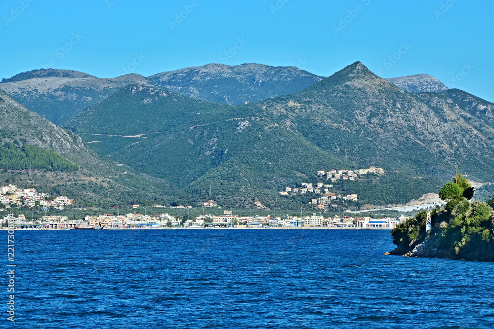 Greece-view of the harbor Igoumenitsa