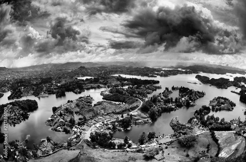 Foto Guatape Lake (El Penol) in Antioquia, Colombia, South America