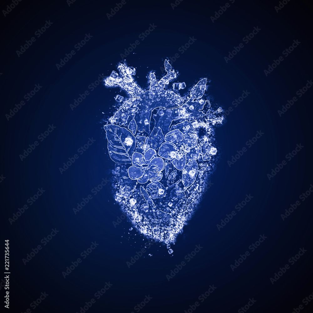 Melting Ice Heart