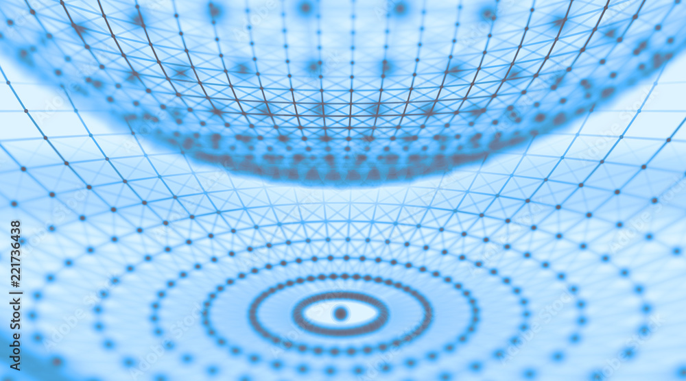 Cyber virtual world,digitally generated image. Cyber virtual world,digitally generated image.