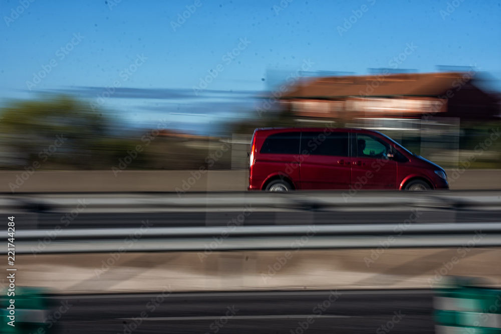 velocidad en la carretera