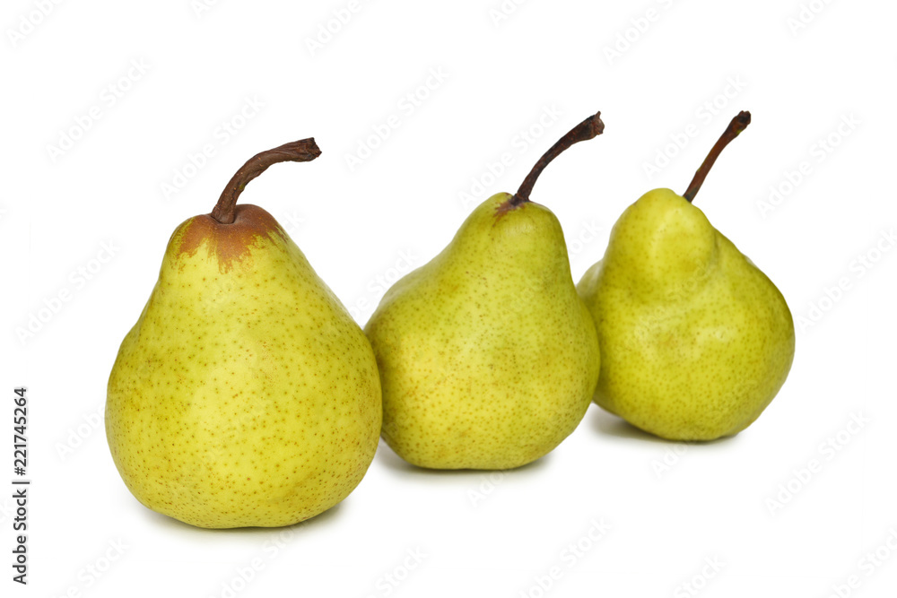 Pears isolated on white background Pears isolated on white background