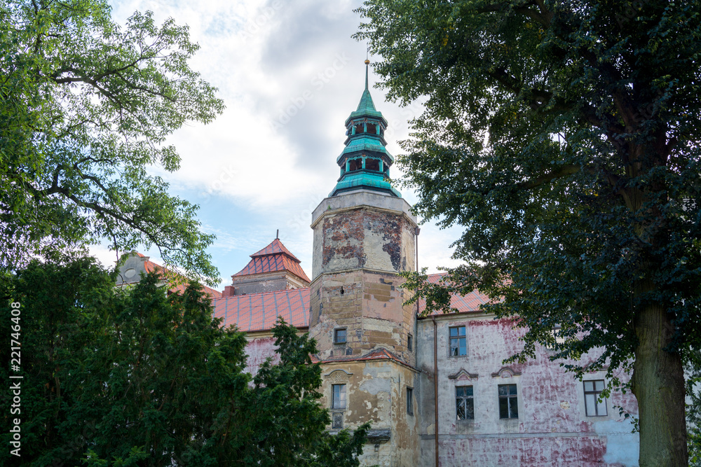 The princely castle Nemodlin is partially restored and is open for visits. in places the former grandeur of the castle can be seen.