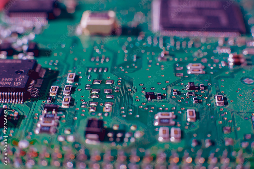 Circuit board. Electronic computer hardware technology. Circuit board. Electronic computer hardware technology.
