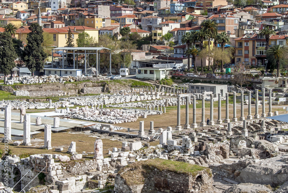 Izmir, Turkey, 01 April 2010: Agora Ancient City