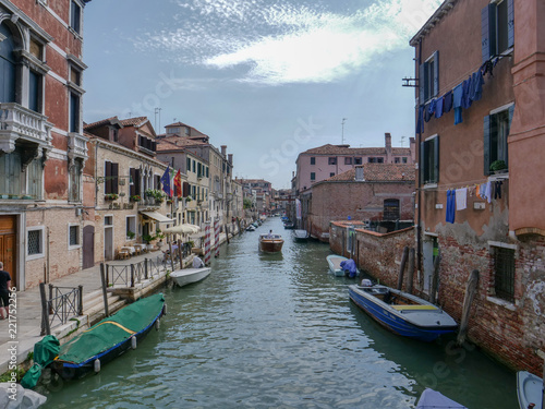 Venice, Italy, Venetian Canals in summer