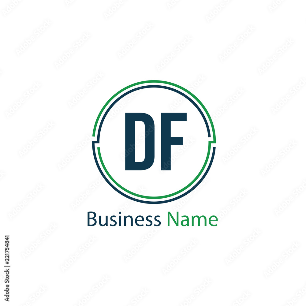 Initial Letter DF Logo Template Design Initial Letter DF Logo Template Design