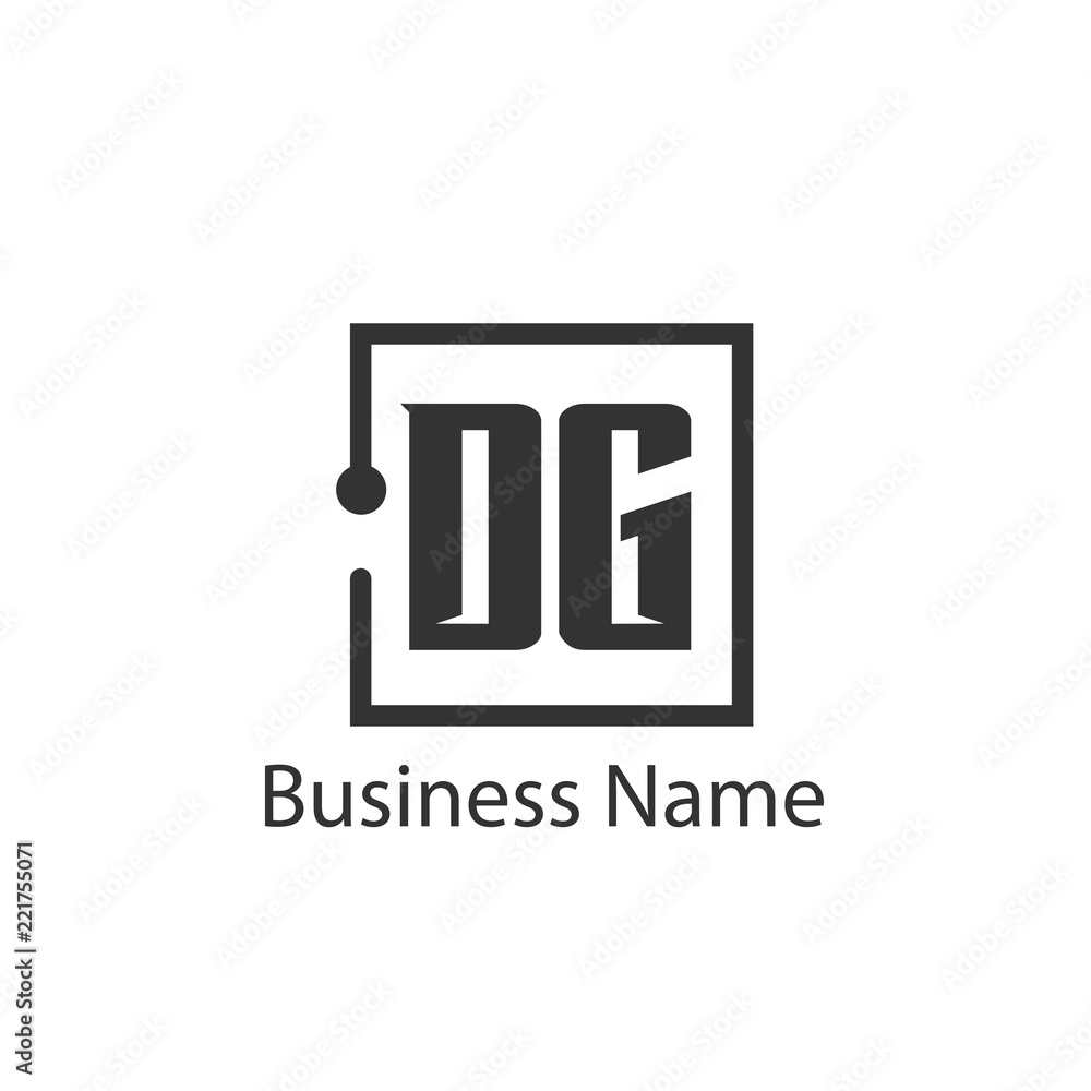 Initial Letter DG Logo Template Design Initial Letter DG Logo Template Design