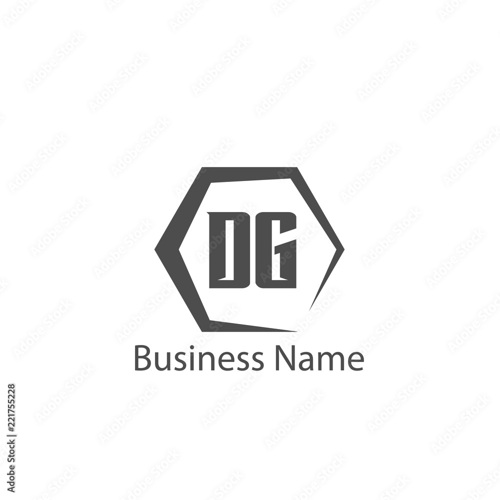 Initial Letter DG Logo Template Design Initial Letter DG Logo Template Design