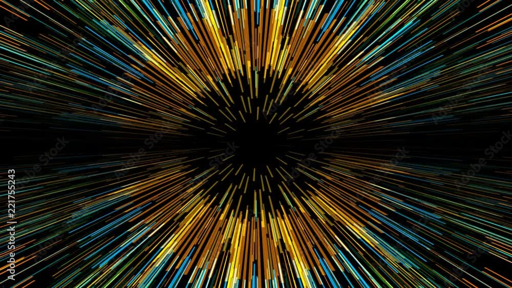 Seamless abstract geometric loop on black background Seamless abstract geometric loop on black background