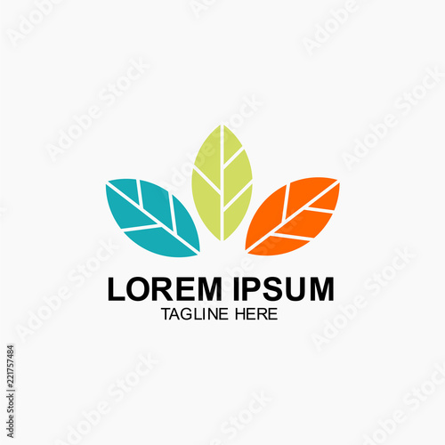 Free Download Leaf Logo Vector Template Design Illustration - GFXLoad