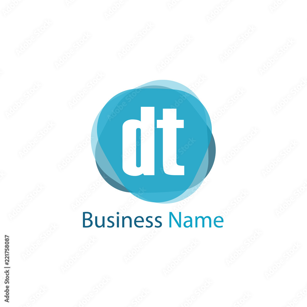 Initial Letter DT Logo Template Design Initial Letter DT Logo Template Design