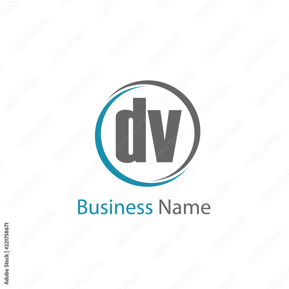 Initial Letter DV Logo Template Design Initial Letter DV Logo Template Design