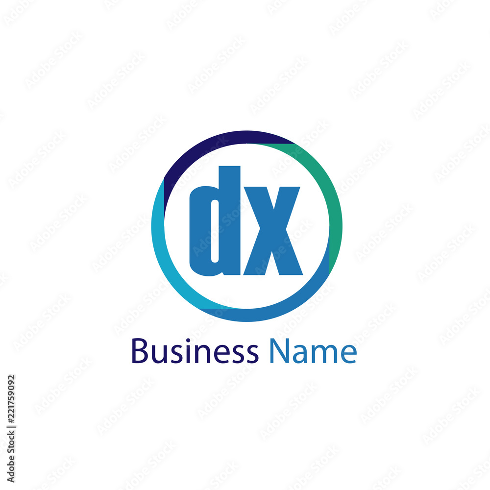 Initial Letter DX Logo Template Design Initial Letter DX Logo Template Design