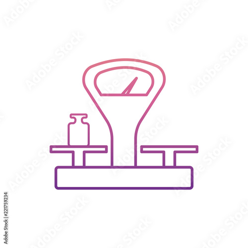 mechanical balance with loadicon in Nolan style. One of web collection icon can be used for UI, UX