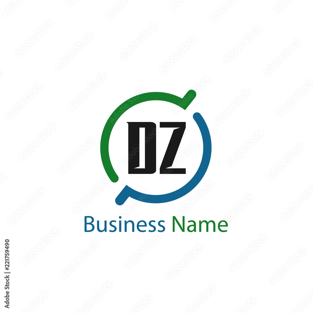 Initial Letter DZ Logo Template Design Initial Letter DZ Logo Template Design