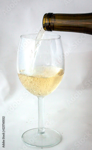 Pouring White Wine