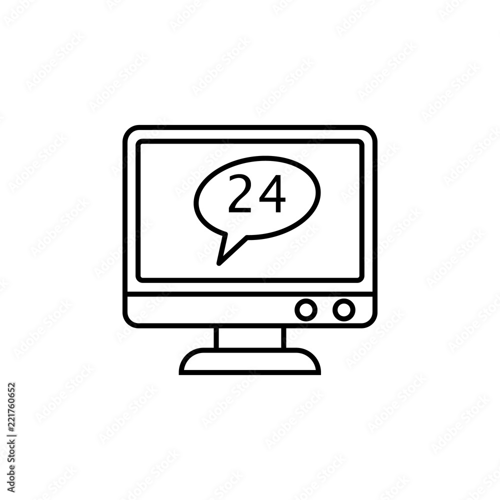 24 hours icon. Element of global logistics icon for mobile concept and web apps. Thin line 24 hours icon can be used for web and mobile 24 hours icon. Element of global logistics icon for mobile concept and web apps. Thin line 24 hours icon can be used for web and mobile