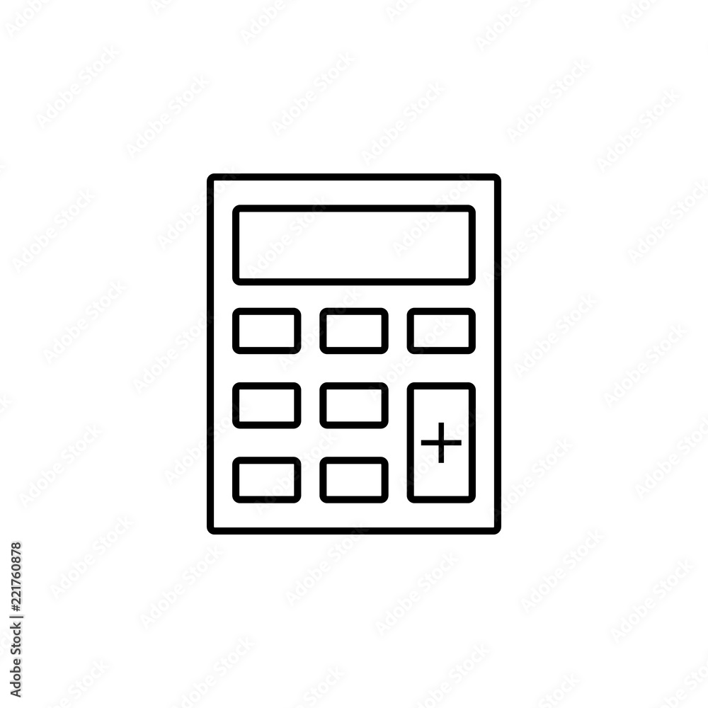 Calculator icon. Element of global logistics icon for mobile concept and web apps. Thin line Calculator icon can be used for web and mobile Calculator icon. Element of global logistics icon for mobile concept and web apps. Thin line Calculator icon can be used for web and mobile