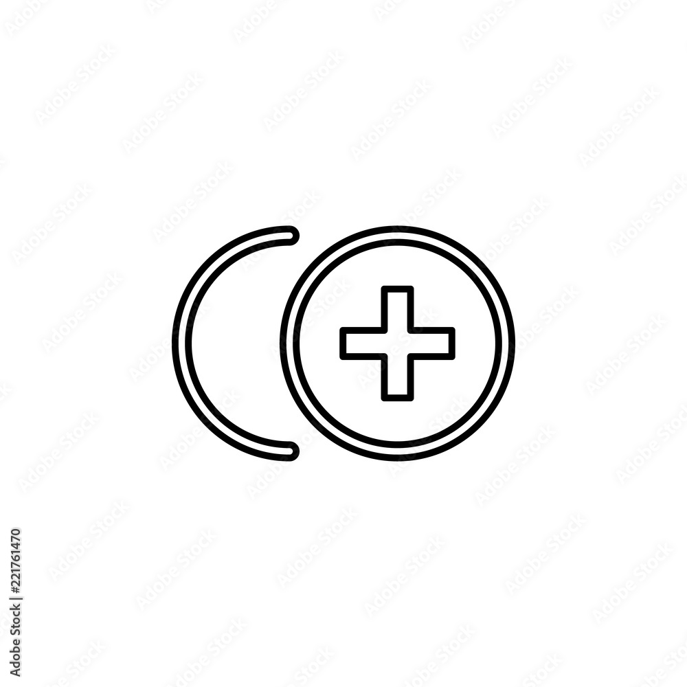 Plus sign icon. Element of image sign for mobile concept and web apps illustration. Thin line icon for website design and development, app development. Premium icon Plus sign icon. Element of image sign for mobile concept and web apps illustration. Thin line icon for website design and development, app development. Premium icon