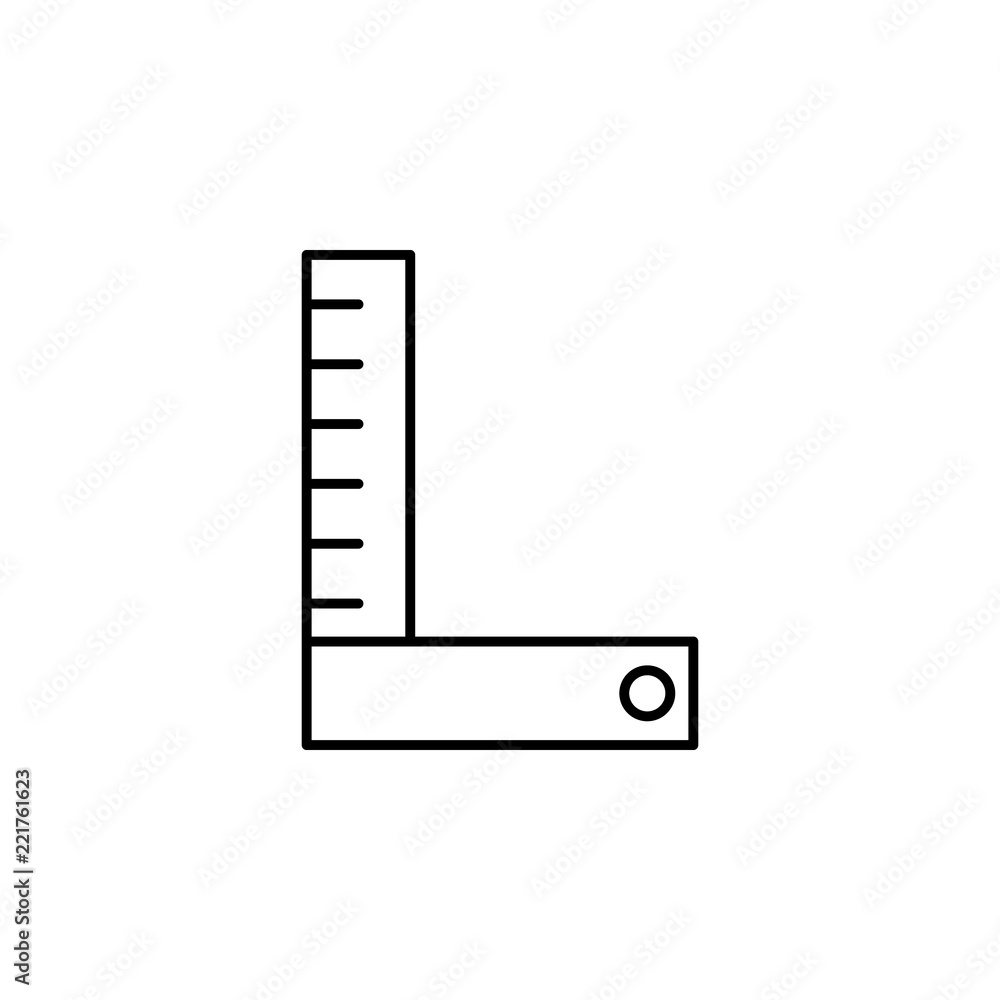 ruler. Element of construction icon for mobile concept and web apps. Thin line ruler can be used for web and mobile ruler. Element of construction icon for mobile concept and web apps. Thin line ruler can be used for web and mobile
