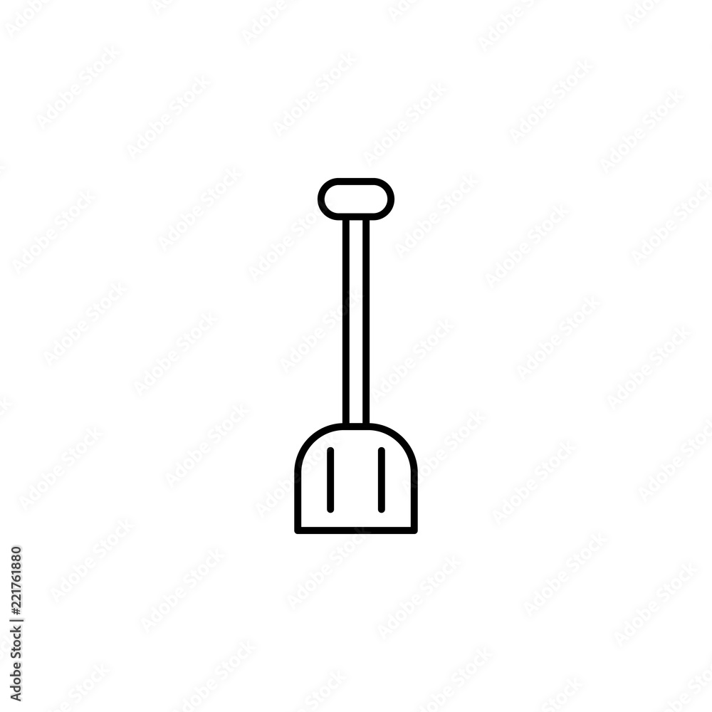 shovel. Element of construction icon for mobile concept and web apps. Thin line shovel can be used for web and mobile shovel. Element of construction icon for mobile concept and web apps. Thin line shovel can be used for web and mobile