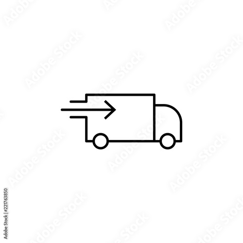 Express delivery icon. Element of electronic commerce icon for mobile concept and web apps. Thin line Express delivery icon can be used for web and mobile