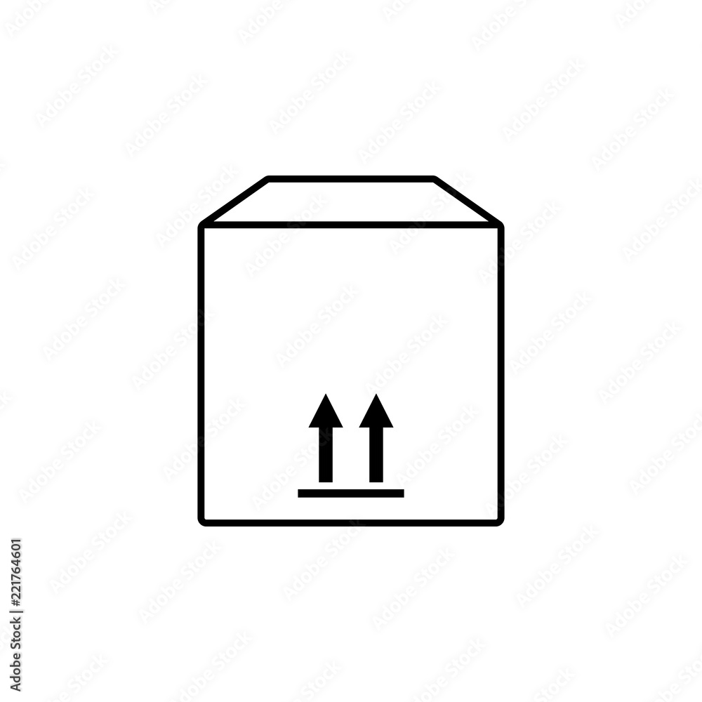 box commodity icon. Element of logistics icon for mobile concept and web apps. Thin line box commodity icon can be used for web and mobile box commodity icon. Element of logistics icon for mobile concept and web apps. Thin line box commodity icon can be used for web and mobile