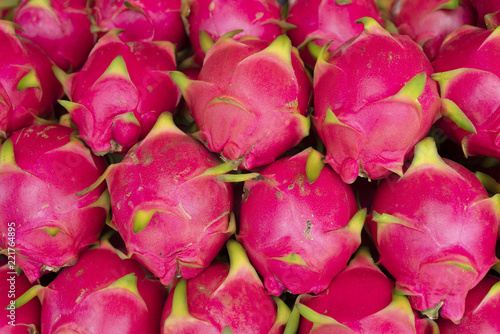 Dragon fruit in fresh market