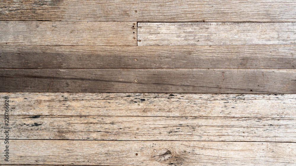 Naklejka premium Old wooden plate for a background.