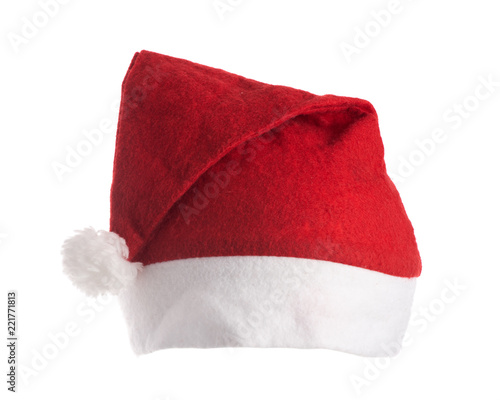 Christmas hat isolated on white background.