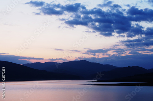 Lake View at sunset