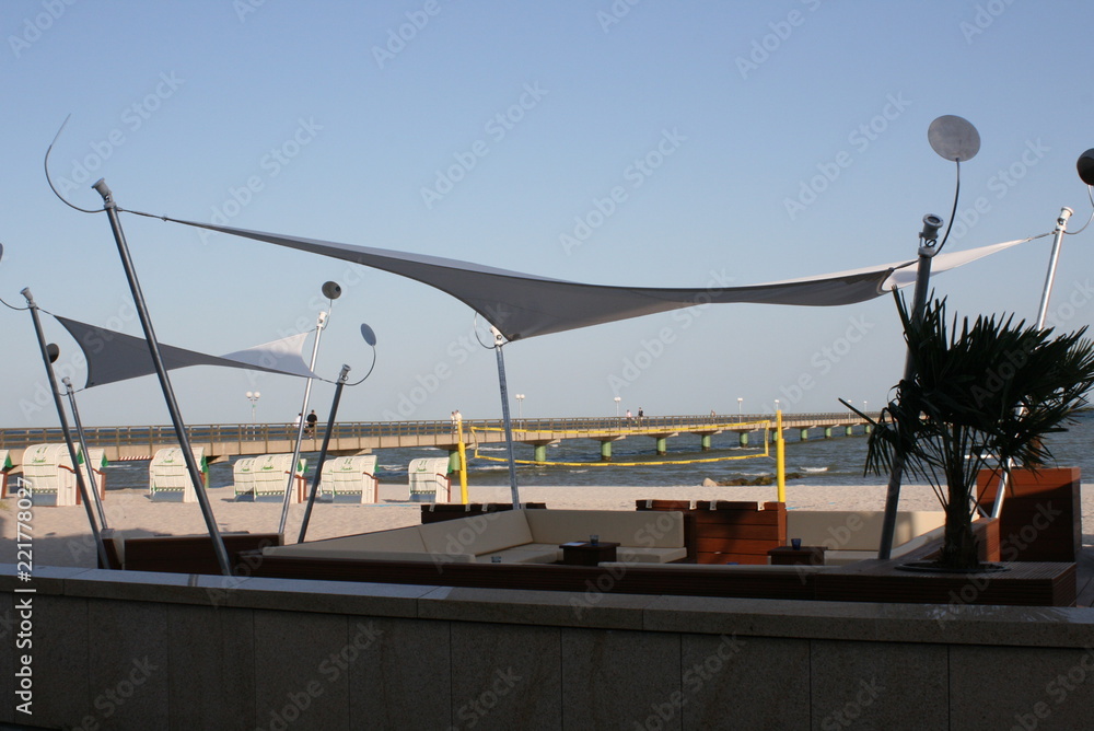 Naklejka premium Strandlounge