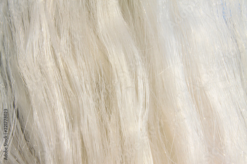 Nylon thread texture, closeup of photo