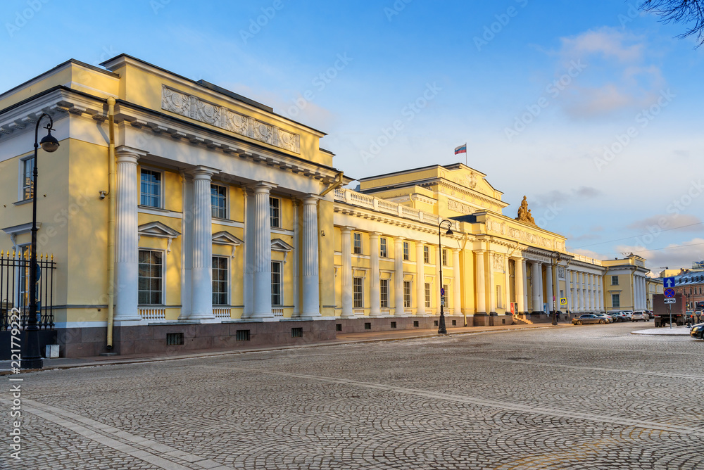 Russian Museum of Ethnography building. Saint Petersburg, Russia