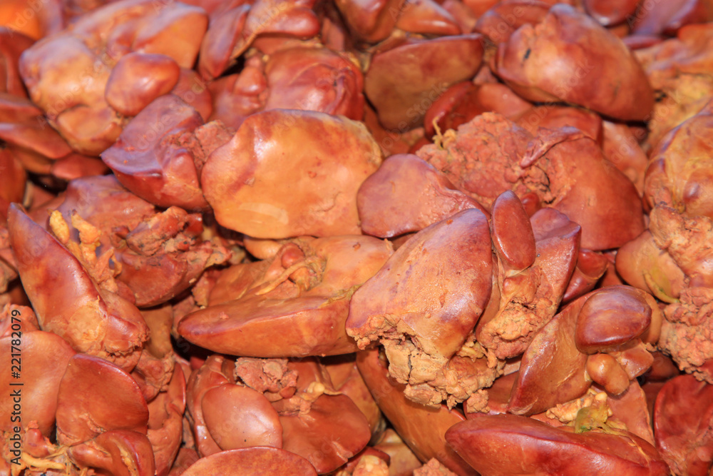 chinese Characteristics food -- cooked chicken liver chinese Characteristics food -- cooked chicken liver