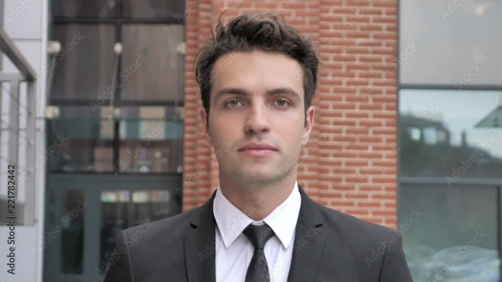 Walking Young Businessman Walking Young Businessman