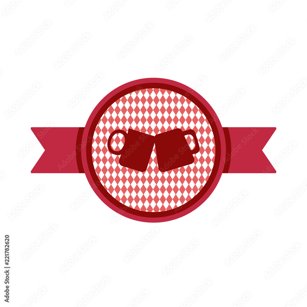 Oktoberfest simple ribbon for banner and headline Oktoberfest simple ribbon for banner and headline