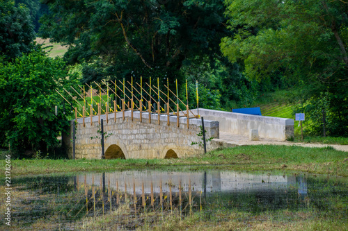 Pont de Lartigue, Gers, Occitanie, France.  photo