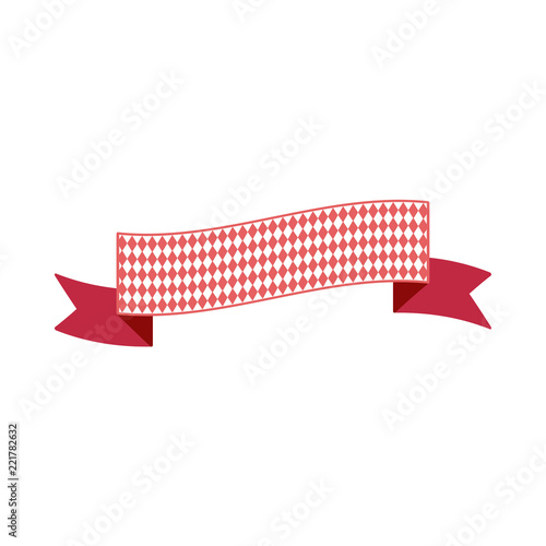 Oktoberfest simple ribbon for banner and headline