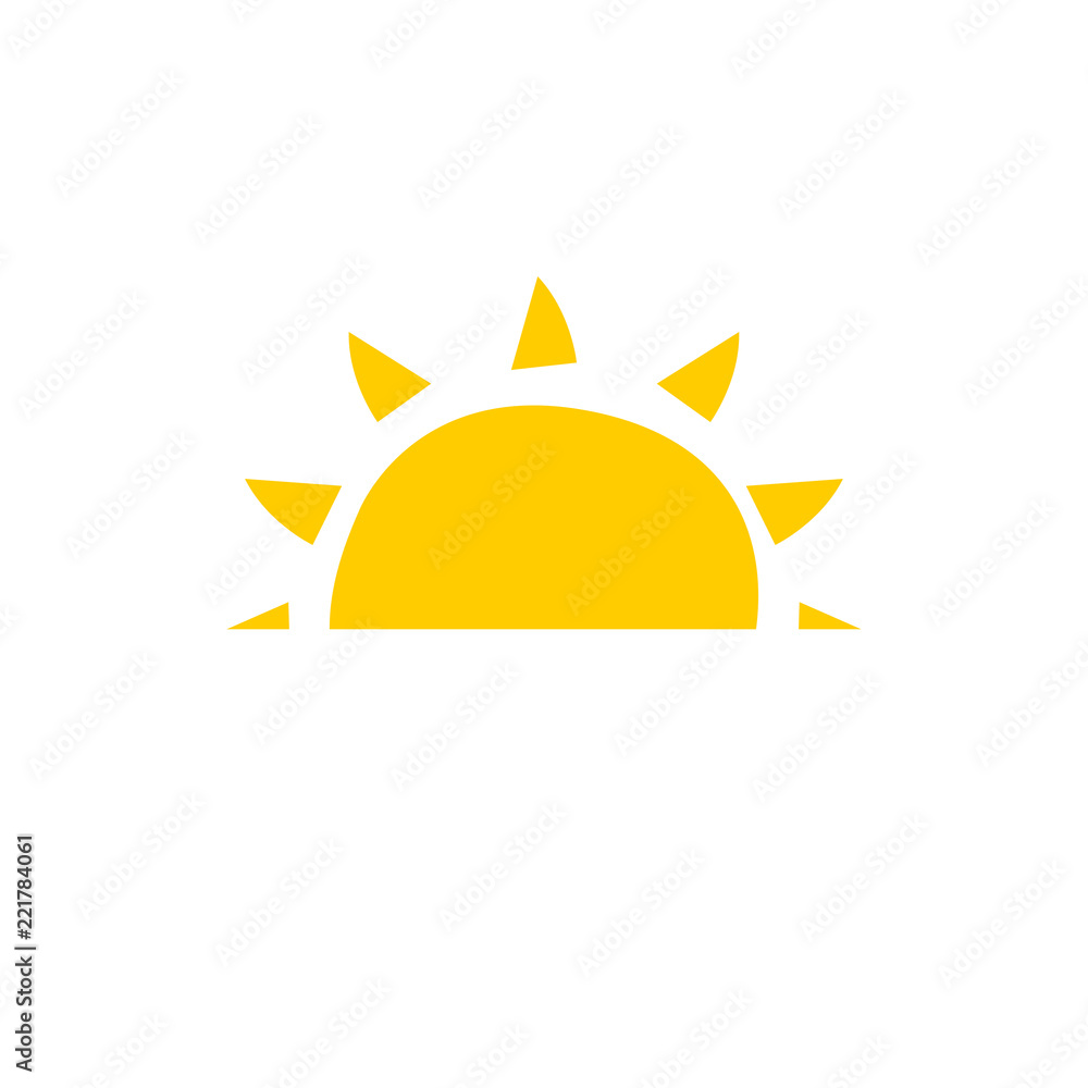 Sun icon vector illustration Sun icon vector illustration