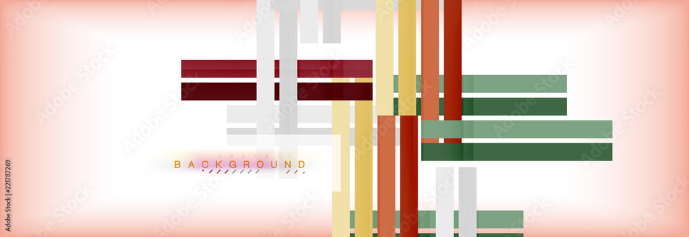 Color stripes and lines, geometric abstract background Color stripes and lines, geometric abstract background