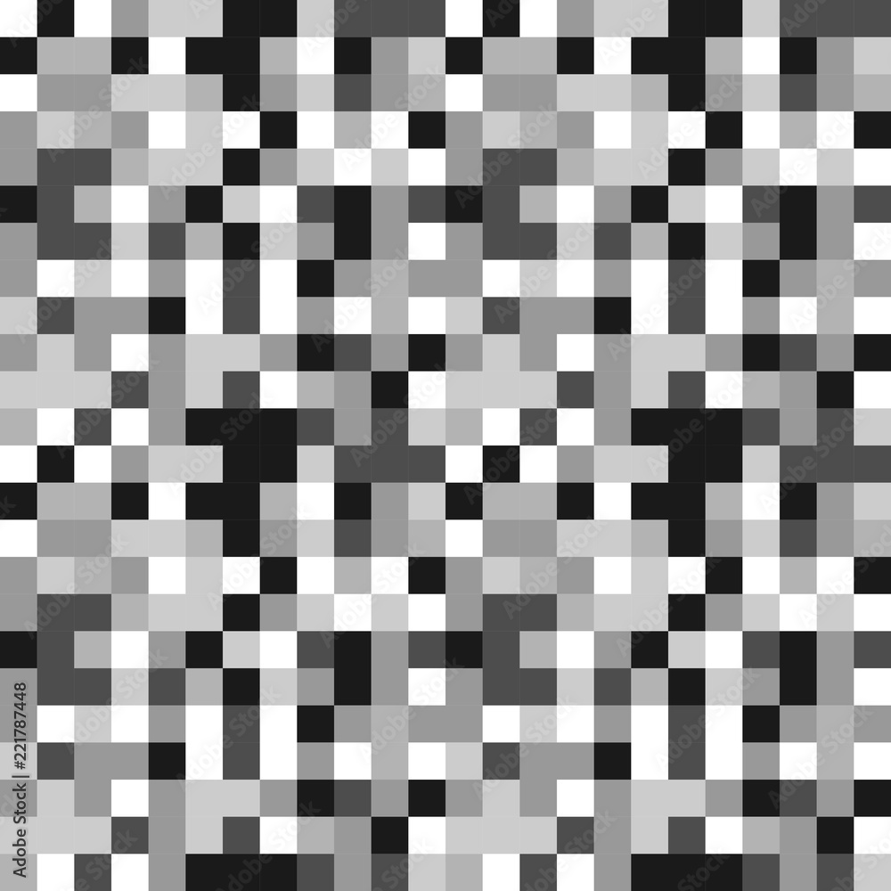 Squares mosaic geometric vector seamless pattern. Squares mosaic geometric vector seamless pattern.